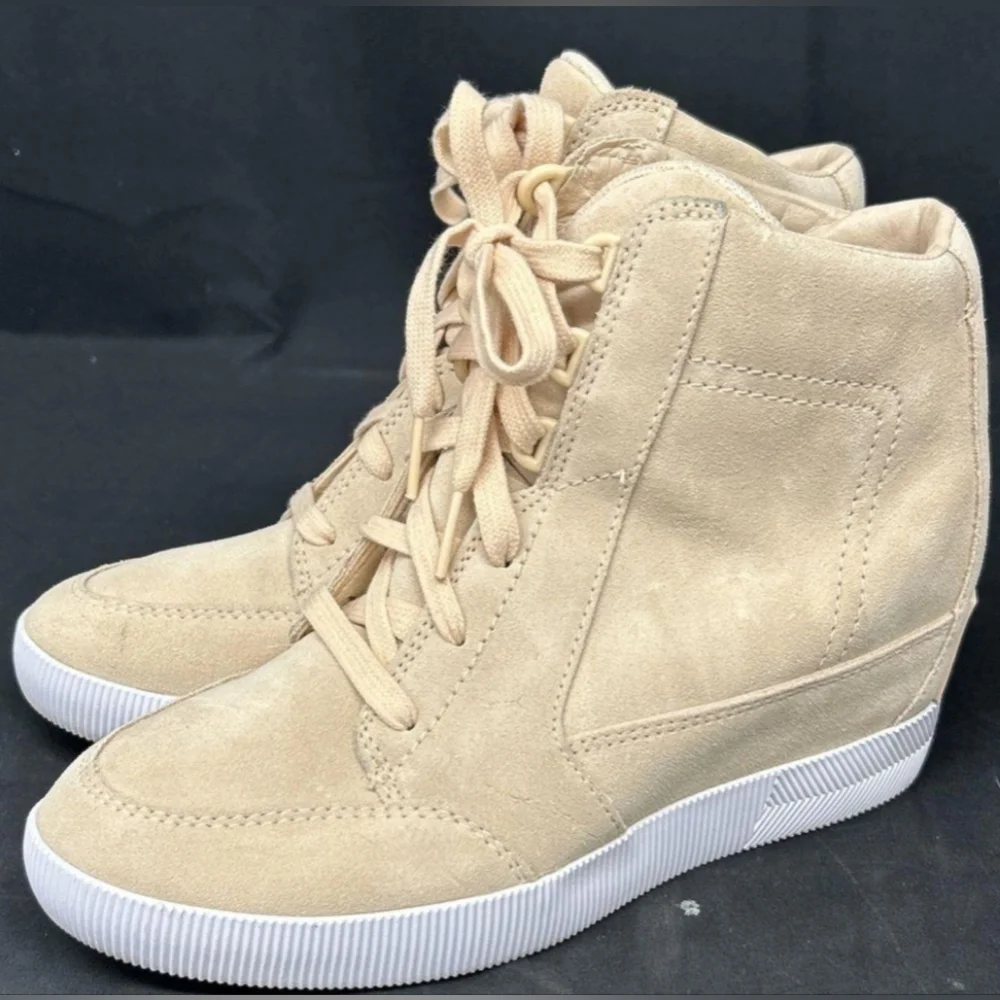 Sorel Out N About Waterproof Leather Wedge Booties Size 7.5 MSRP $139.95 - Picture 7 of 11